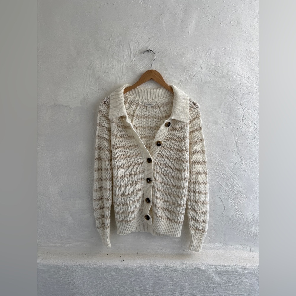 Garnet Hill Maren Linen & Organic-Cotton
Cardigan - Picture 3 of 11